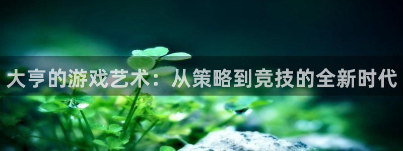 沐鸣2登录地址：大亨的游戏艺术：从策略到竞技的全新时代