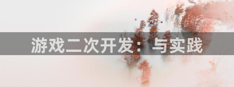 沐鸣2app官方：游戏二次开发：与实践
