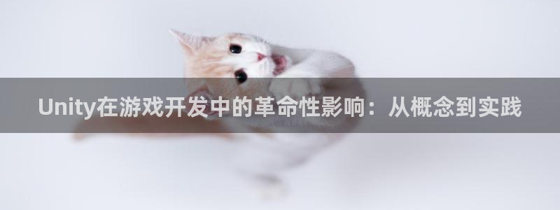 沐鸣2平台注册流程：Unity在游戏开发中的革命性影响：从概念到实践