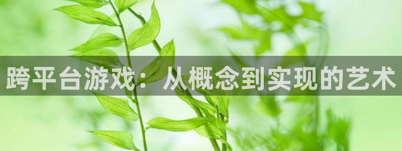 沐鸣2登录地址：跨平台游戏：从概念到实现的艺术